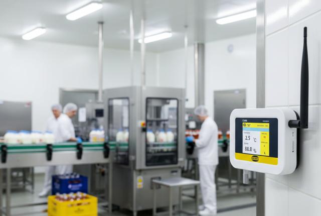 Industrial temperature monitoring system